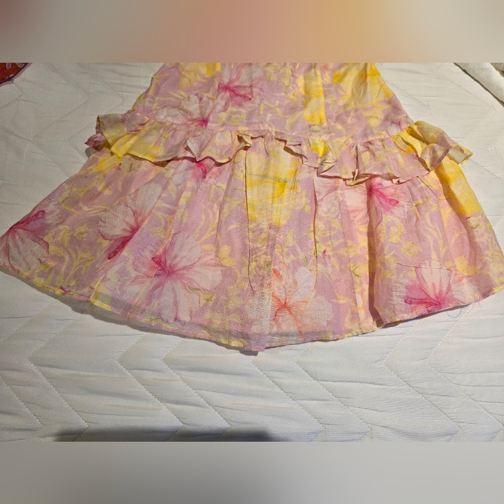 NWT LoveShackFancy Fabienne Printed Mini Dress Light Berry Tea Size 2 - Picture 7 of 9